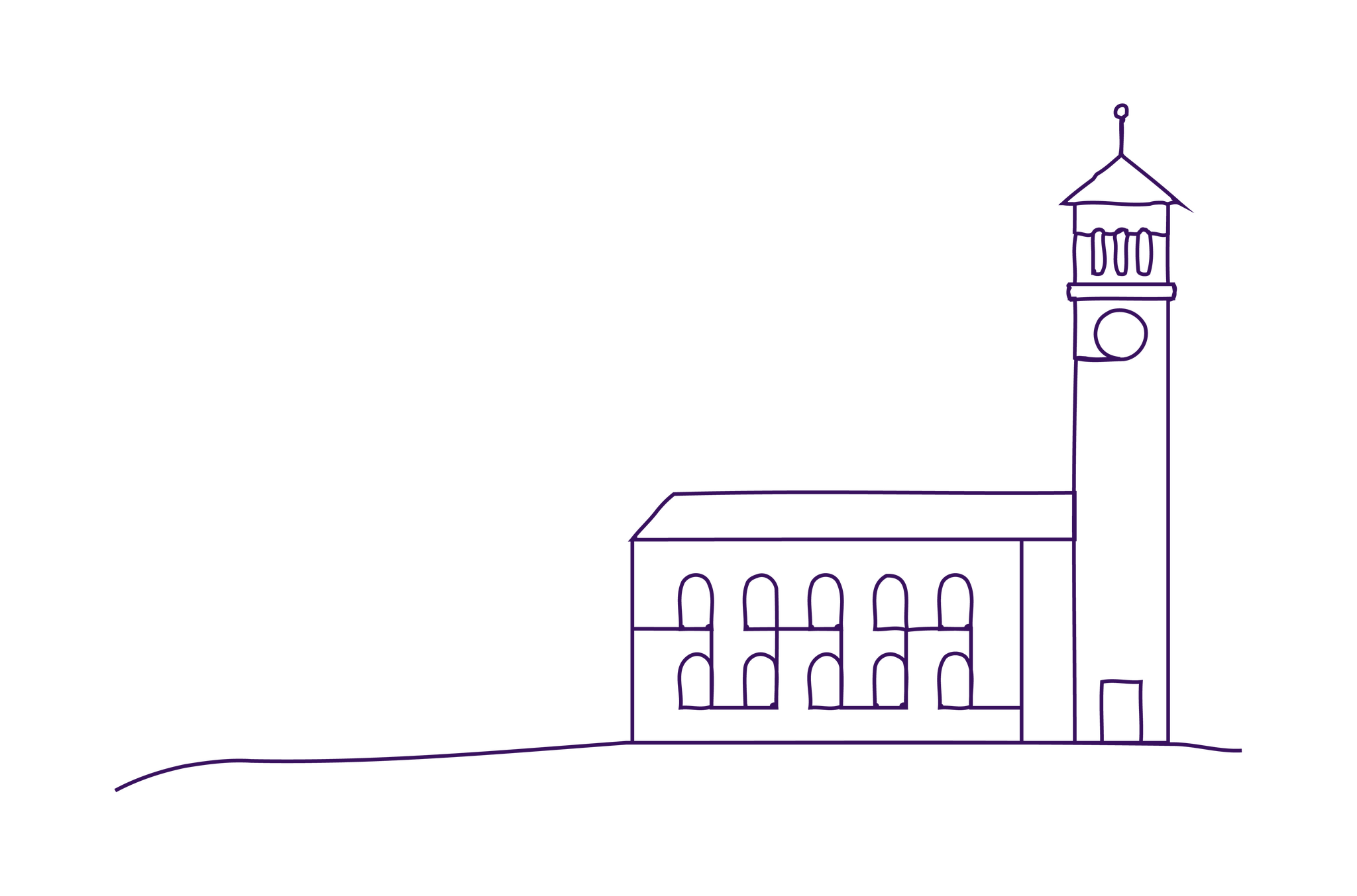 Grant Hall Drawing