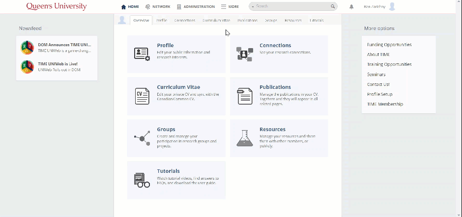 animation showing the steps listed above to add members to a group