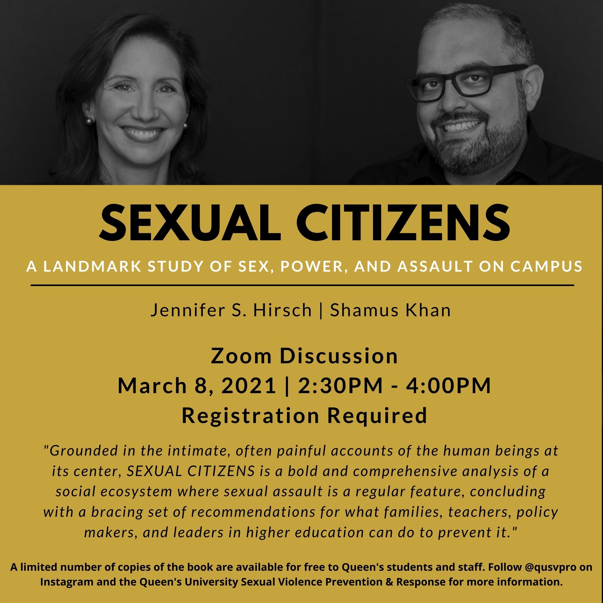 Sexual Citizens Zoom Discussion | Yellow House